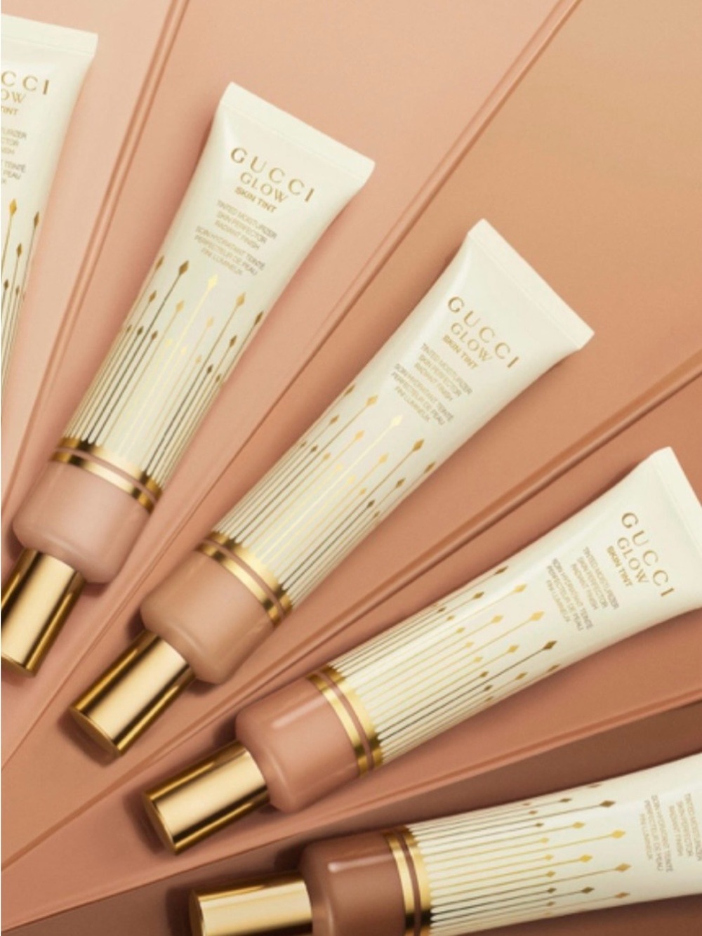 Gucci Glow Skin Tinted Moisturizer — Cream and Gold Packaging Color #24